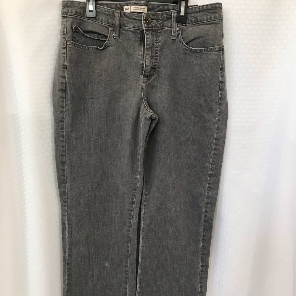 Women’s Lee Slender Secret Size 12 Med  Grey Jeans